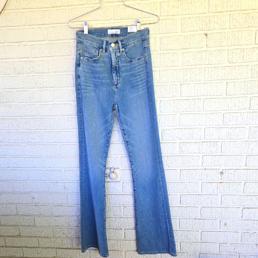 Slim Flare High Rise Bright Indigo Jeans